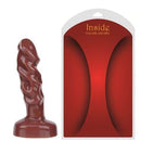 Plug Anal em Jelly medidas 12 X 3 cm - Chocolate