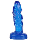 Plug Anal em Jelly medidas 12 X 3 cm - Azul