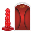 Plug Anal em Jelly medidas 12,5 X 3 cm - Vermelho