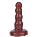 Plug Anal em Jelly medidas 12,5 X 3 cm - Chocolate