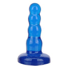 Plug Anal em Jelly medidas 12,5 X 3 cm - Azul