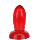 Plug Anal em Jelly medidas 9 X 3,2 cm - Vermelho