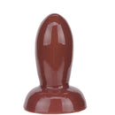 Plug Anal em Jelly medidas 9 X 3,2 cm - Chocolate