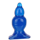 Plug Anal em Jelly medidas 11,5 X 4,8 cm - Azul