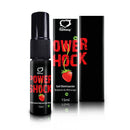 Gel Eletrizante Power Shock Beijável - Morango - 15ml SPRAY