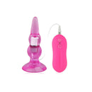 Plug Anal com Vibrador e 10 Funções c/ Controle Remoto - Coleção Aphrodisia - Pink