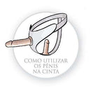 Strap On Dual Penetrix Cinta para 2 pênis realísticos