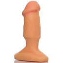 Plug Anal Pequeno 11x3 cm na cor bege