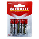 Pack de Pilhas Alfacell AA c/ 4 Unidades