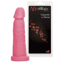 Pênis aromatizado Morango - 16 x 4 cm na cor rosa