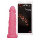 Pênis aromatizado Morango - 14,5 x 4 cm na cor rosa