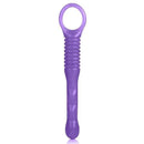 Plug Anal Rod corpo estreito com base anelada 19cm cor rosa