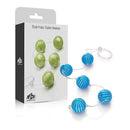 Cordão Tailândes Bolas Médias com cordão de silicone (com 5 esferas) - várias cores