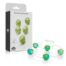 Cordão Tailândes Bolas Pequenas com cordão de silicone (5 esferas) - varias cores