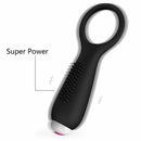 Estimulador Anel Peniano com Vibrador Estimulador de Clitóris Longo - Ultra Macio