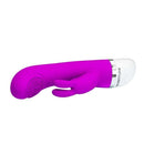 Vibrador com Estimulador Formato Coelho com 3 Intensidades de Vibração - PRETTY LOVE SOG