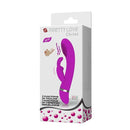 Vibrador com Estimulador Formato Coelho com 3 Intensidades de Vibração - PRETTY LOVE SOG
