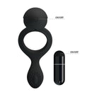 Estimulador Anel Peniano em Silicone com Vibrador - Pretty Love Ethel