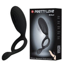 Estimulador Anel Peniano em Silicone com Vibrador - Pretty Love Ethel