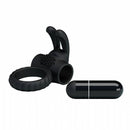 Estimulador Anel Peniano em Silicone com Vibrador - Pretty Love Eudora