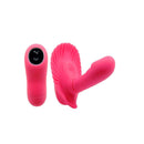 Vibrador em silicone com mini pênis - Pink 30 variações de velocidade Pretty Love