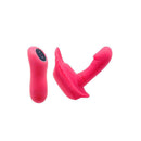 Vibrador em silicone com mini pênis - Pink 30 variações de velocidade Pretty Love