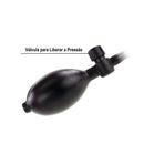 Plug Anal Inflável - preto