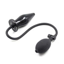 Plug Anal Inflável - preto