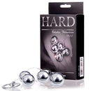 Colar Tailandes cordão em silicone HARD (com 5 esferas) - Cromada