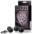 Colar Tailandes cordão em silicone HARD (com 5 esferas) - Preta