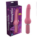 Vibrador Fantasy Bliss Silicone 14 x 4,5 cm - Rosa - Coleção Aphrodisia