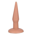 Plug Anal em Jelly medidas 12 X 2,5 cm - Bege