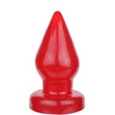 Plug Anal macio mede 17.5 x 10 cm cor Vermelho