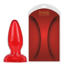 Plug Anal em Jelly medidas 10 X 3,5 cm - Vermelho
