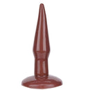 Plug Anal em Jelly medidas 12 X 2,5 cm - Chocolate