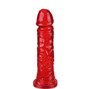 Pênis em Jelly Super Macio e Flexível Vermelho 17,5 x 4 CM