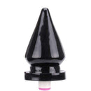 Plug Anal com Vibro Gigante 20 x 12 cm cor Preto