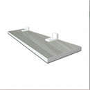 Prateleira Linha-Furta cor Com Borda De Pvc Branco 25x15 cm