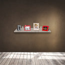 Prateleira Simples Madeirado 90X15 cm Com Suporte Em Mdf