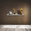 Prateleira Simples 40x15 cm Com Suporte Em Mdf Madeirado