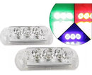 PAR DE FAROL STROBO RGB 9W