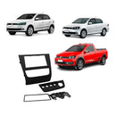 4267 MOLDURA 9" CHINES VW GOL G6, VOYAGE, SAVERO- PRETA