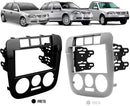 MOLDURA PARATI / SAVEIRO GOL G4 2DIN PRATA - 3204