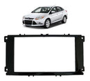 MOLDURA  2 DIN FORD FOCUS HATCH/SEDAN - COR: PRATA