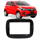 MOLDURA  2 DIN FIAT MOBI PRETO FOSCO 4009