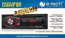 APARELHO  AUTO RADIO LIGHT BT