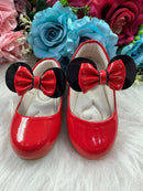 Sapatilha Flor Di Mila Minnie/Minie Vermelha