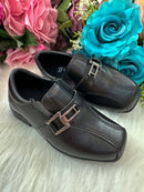 Sapato Social D Milan Preto Fosco