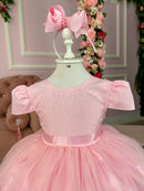Vestido Enjoy Longo Rosa Bebe Babadinho