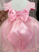 Vestido Enjoy Longo Rosa Bebe Babadinho